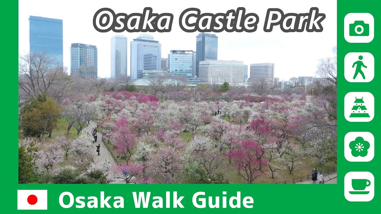 【 Osaka Castle Park 】Plum Grove / OSAKA WALK GUIDE #048