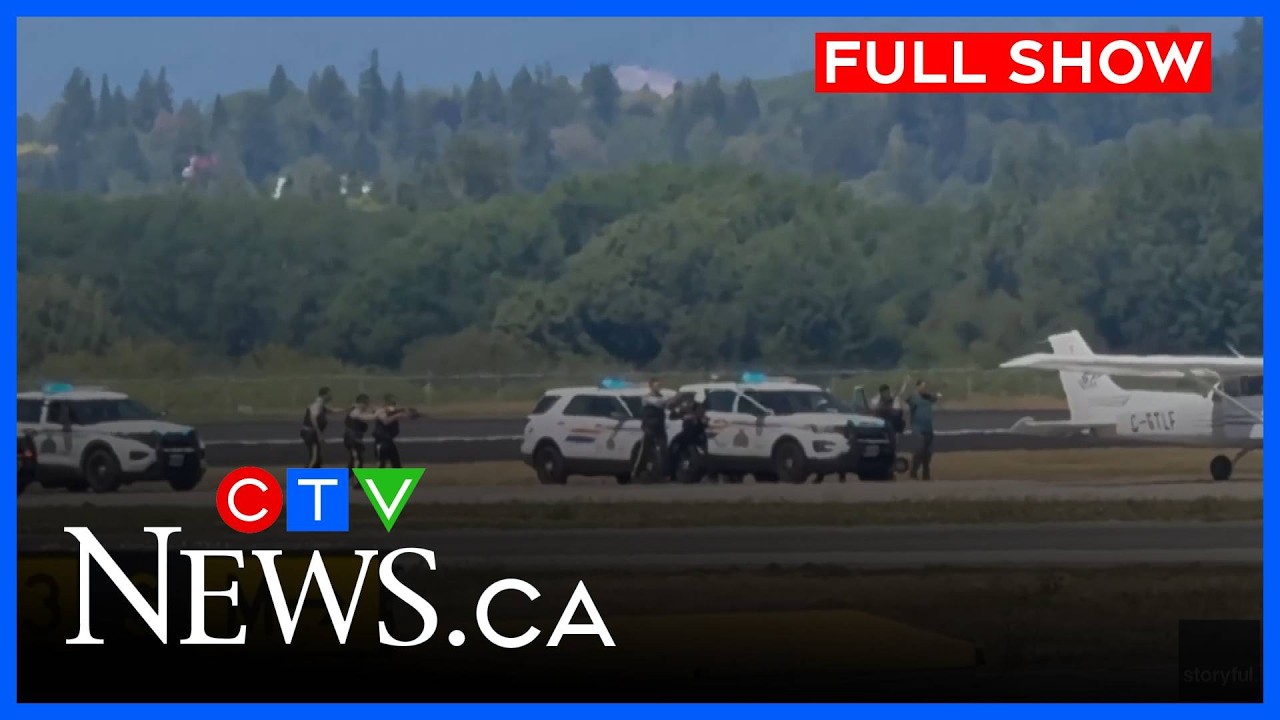 Бывший пилот, захвативший самолет, рассказывает свою историю | CTV News Vancouver в 18:00 7 апрел...
