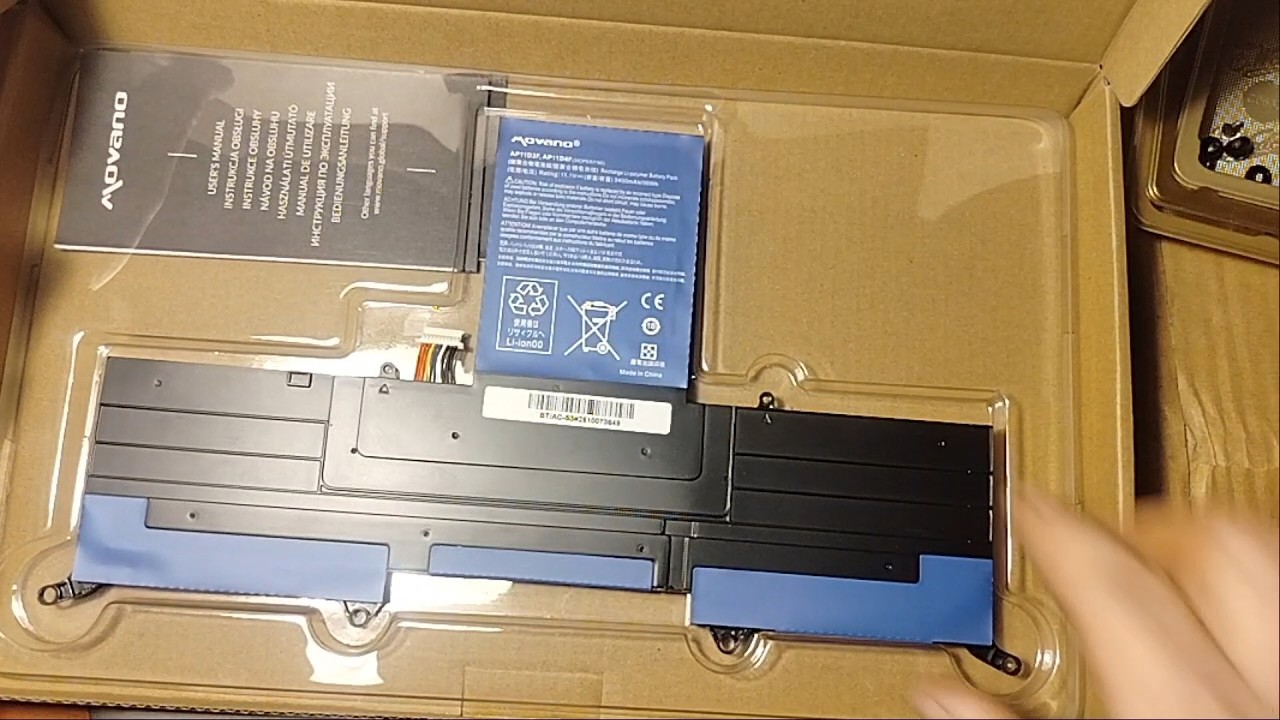Acer Aspire S3 Wymiana baterii