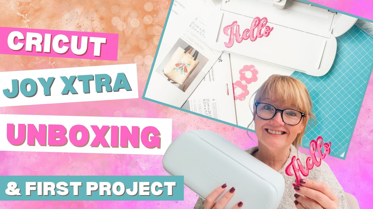 Cricut Joy Xtra для начинающих | Распаковка, настройка и первая резка