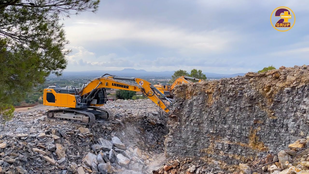 Liebherr 930 y Liebherr 946 en Acción