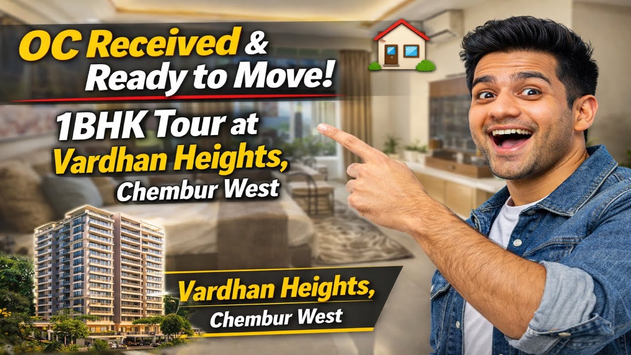 OC Received & Ready to Move! 🏠 1BHK Tour at Vardhan Heights, Chembur West