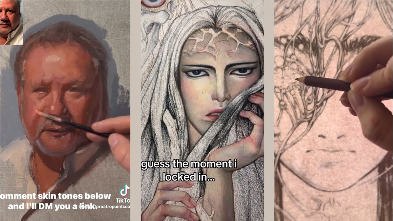 Art tiktoks pt.52 (Yes everyone glaze my return)