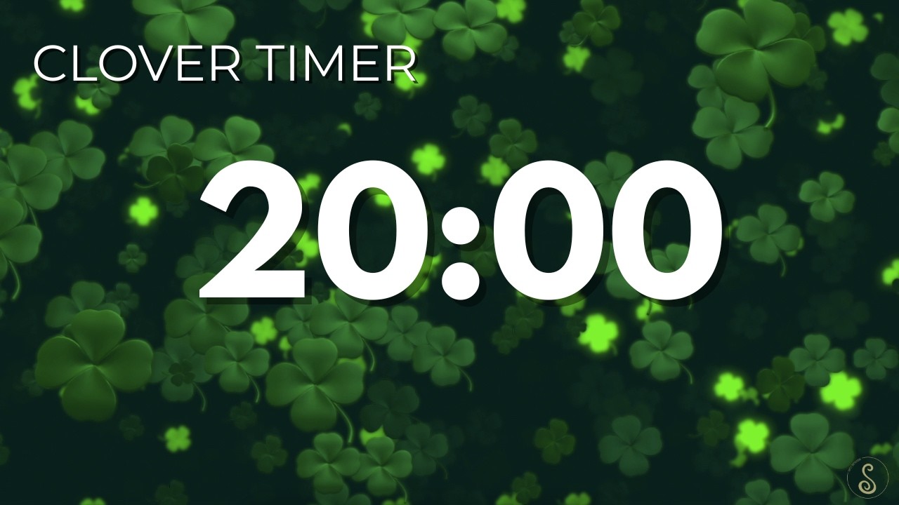 St. Patrick’s Day | 20 Minute Focus Timer (No Music)