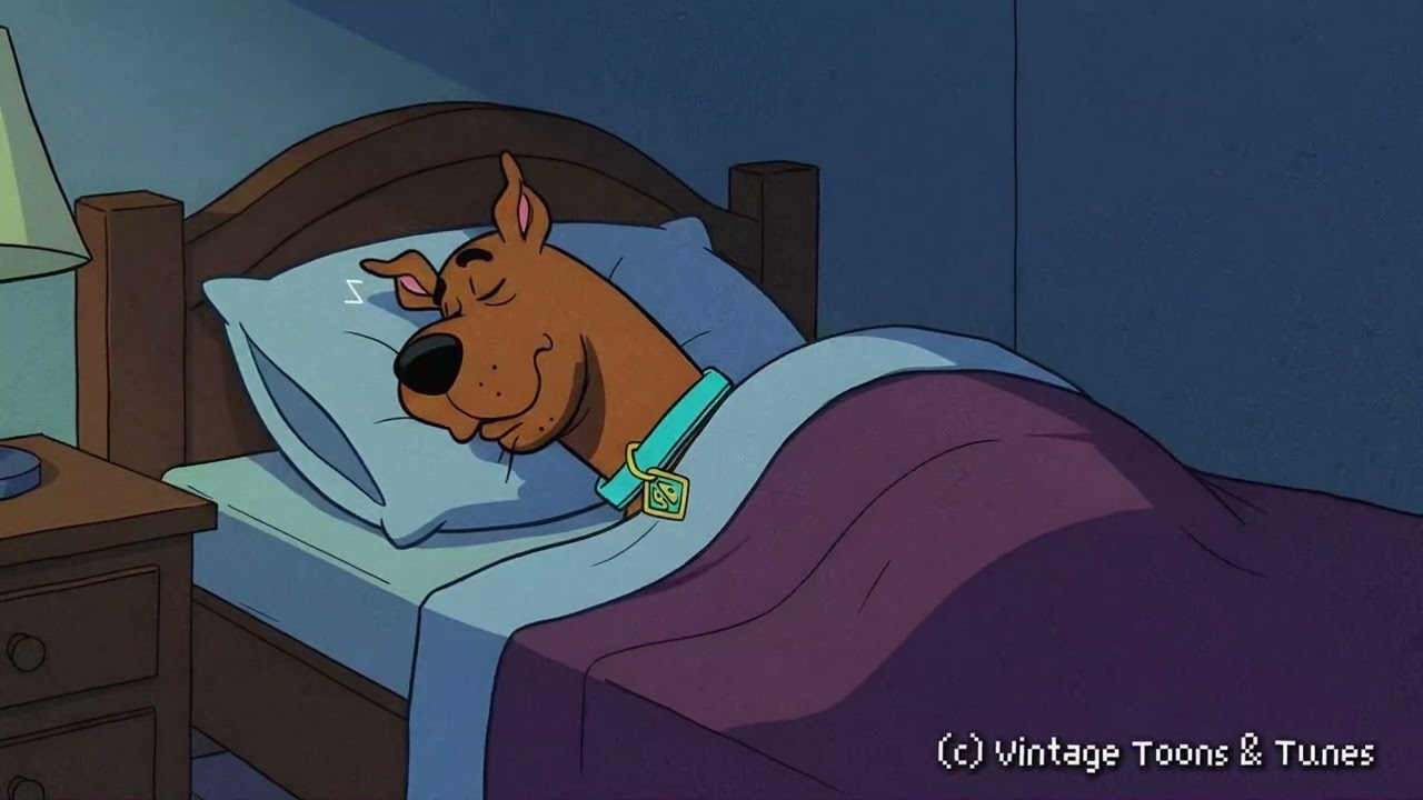 Fan Noise for Sleep, but Scooby Doo Quietly Plays in the Background | 4+ Hour Brown Noise Loop