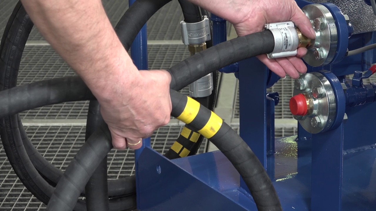 Alfa Laval OCM 103, installation of lube oil cleaning module