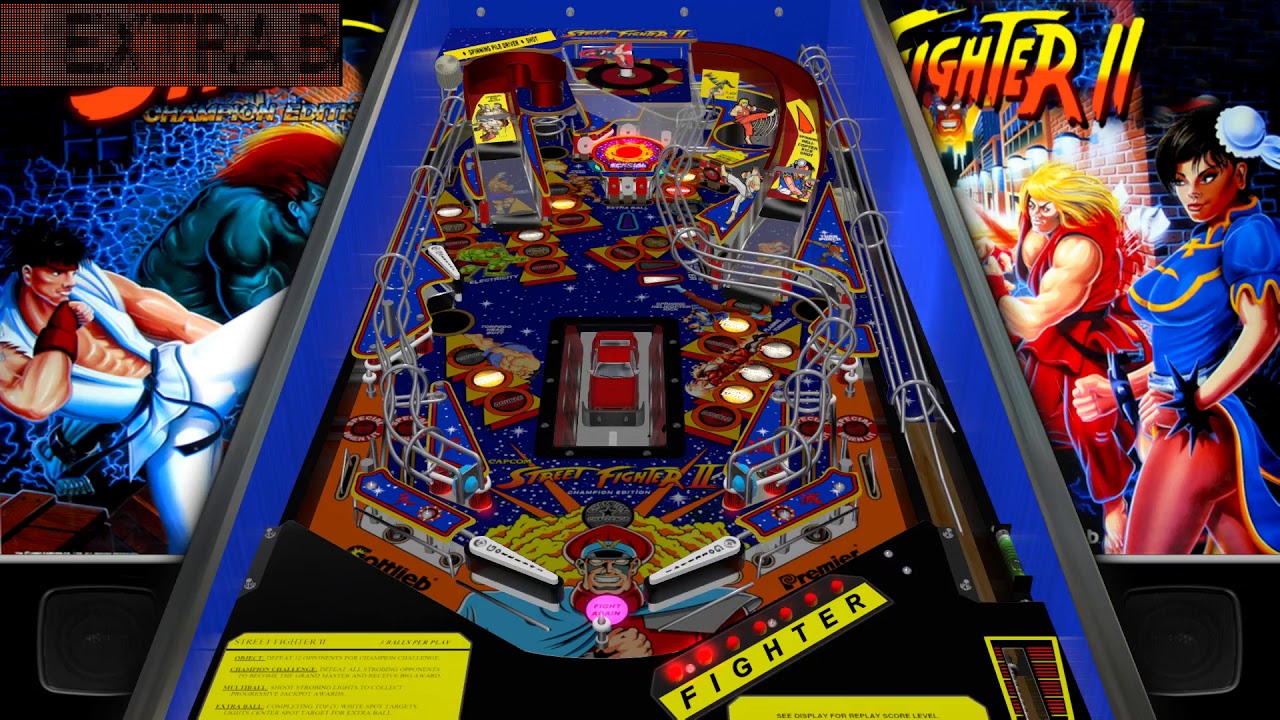 Street Fighter II Champion Edition Pinball VPX