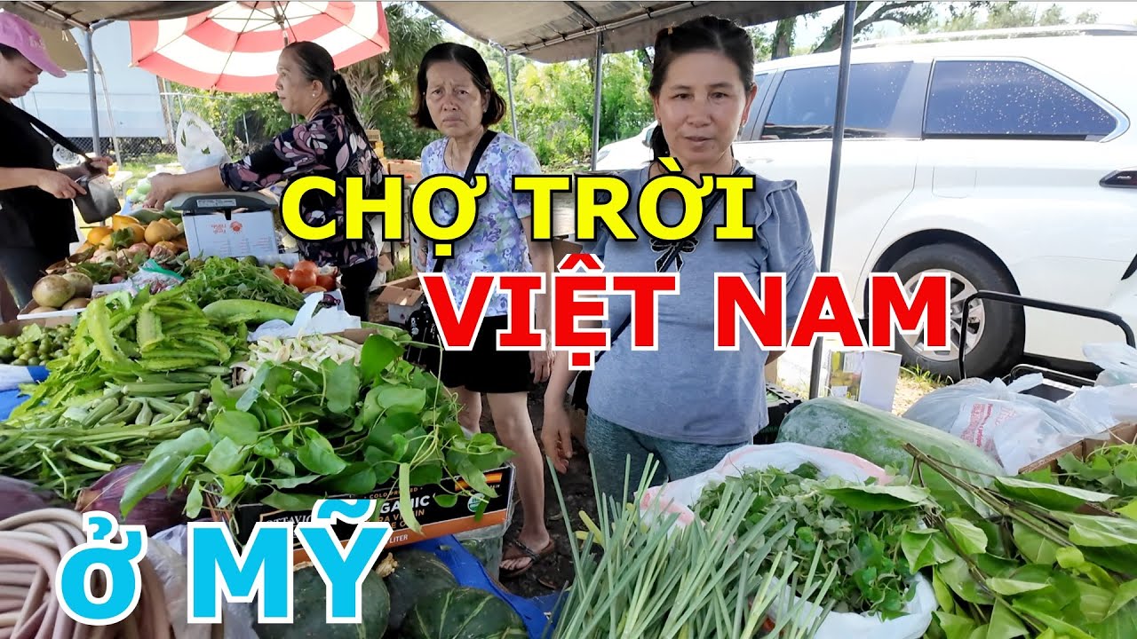 NGƯỜI MUA KẺ BÁN NHỘN NHỊP Ở KHU CHỢ TRỜI VIỆT NAM NỔI TIẾNG BẬC NHẤT TẠI MỸ Ở FLORIDA