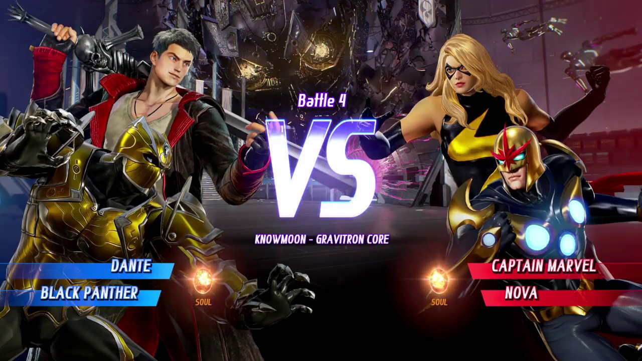 MARVEL VS. CAPCOM: INFINITE Dante,Black Panther Alt. Costume  Gameplay In Arcade Mode