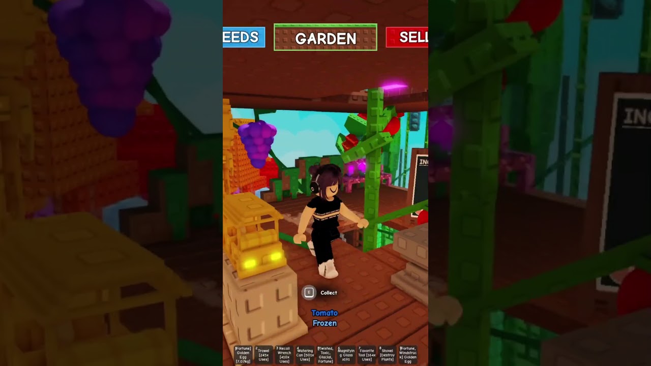 Courtyard House build in Grow a Garden 