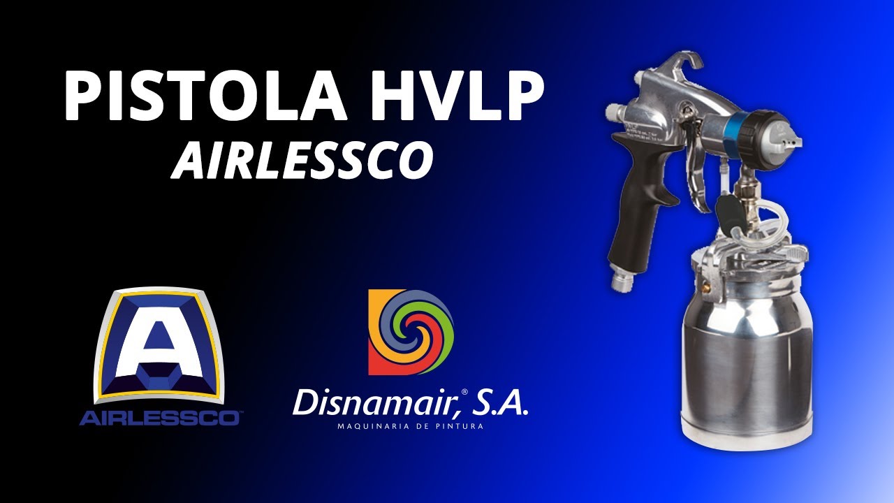 Pistola HVLP Airlessco - Video utilizaci&oacute;n