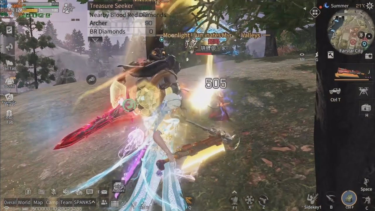 Peak aura farming in lifeafter ✌️ (speedy Gonzalez crash out edition)