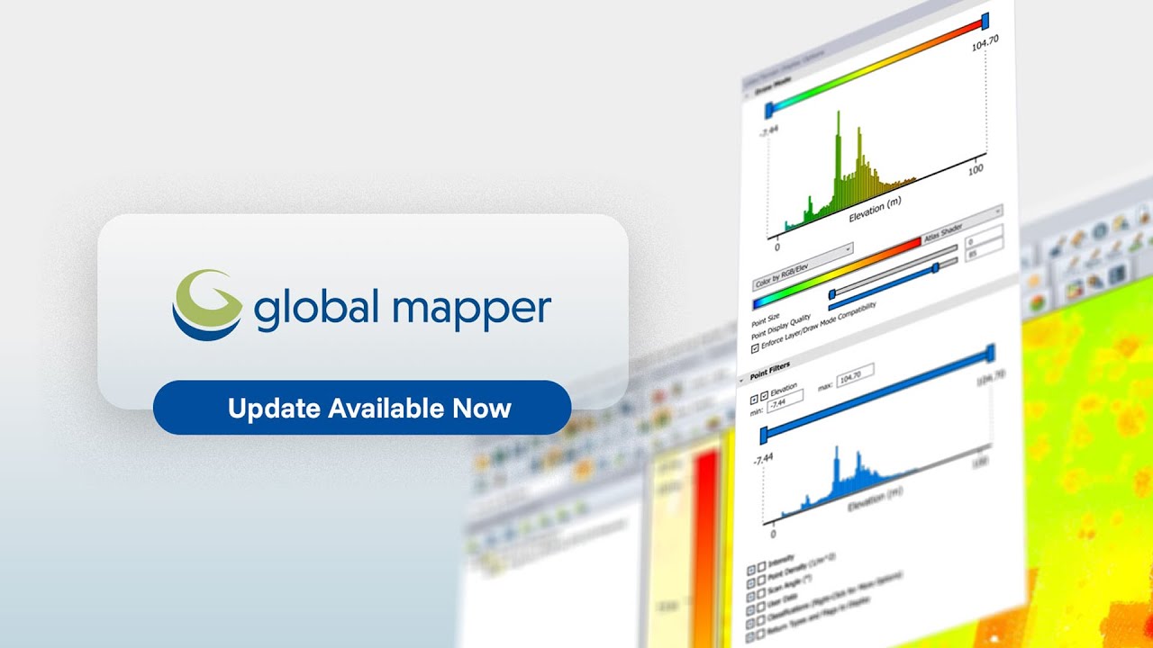 Explore the latest version of Global Mapper | What's New in Version 26.2