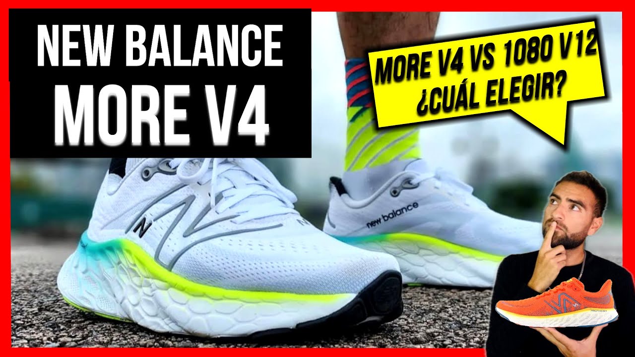 NEW BALANCE MORE V4 - 🔥 Comodidad EXTREMA para correr SIN LIMITES! ✅