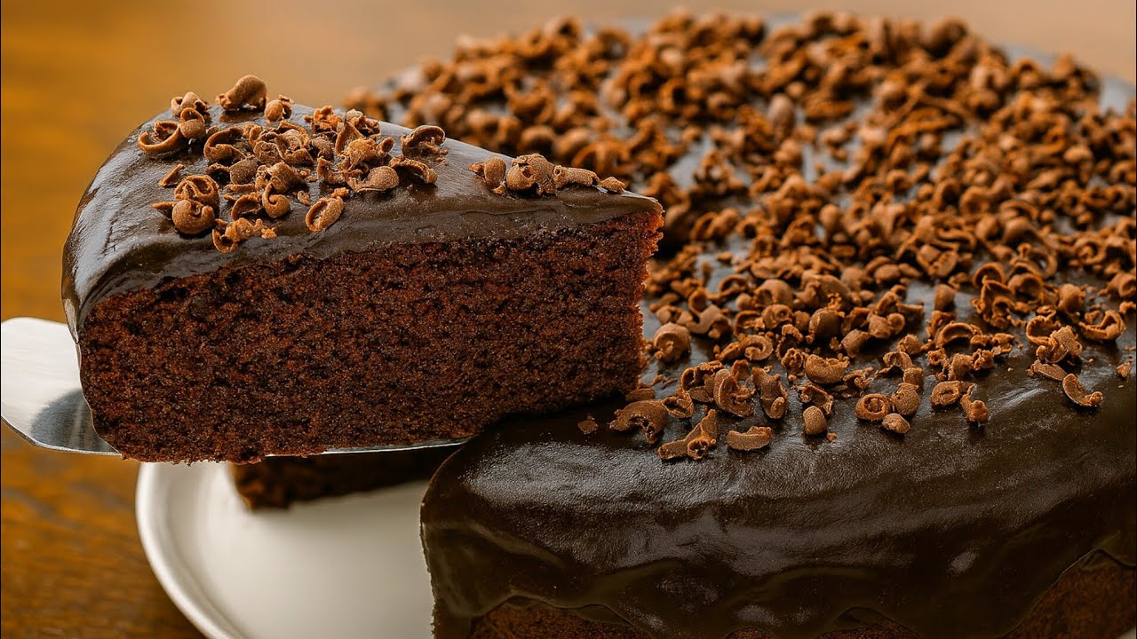 The Best Moist Chocolate Cake – Easy, Fluffy and Coffee Shop Style!