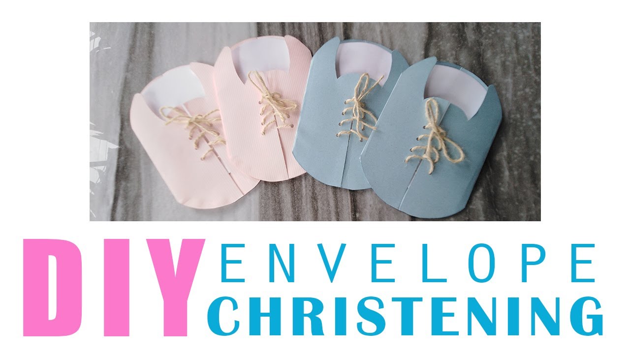 DIY INVITATION CARD FOR CHRISTENING
