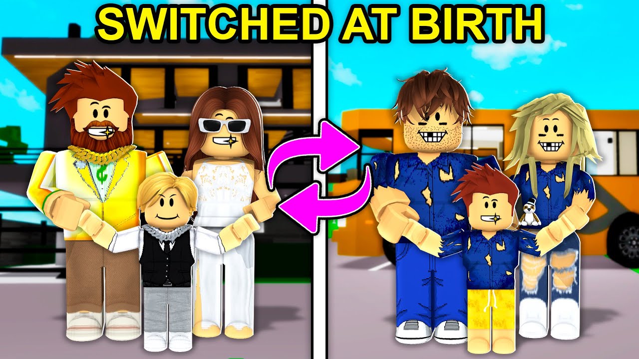 RICH CHILD Switched At Birth.. (Roblox)