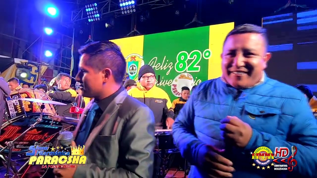 banda show filarmonica paracsha en concierto san miguel de cauri lauricocha huanuco