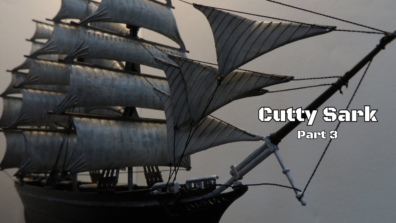 How to Tie the Lines on the Cutty Sark! | Part 3 | 1:350 Scale