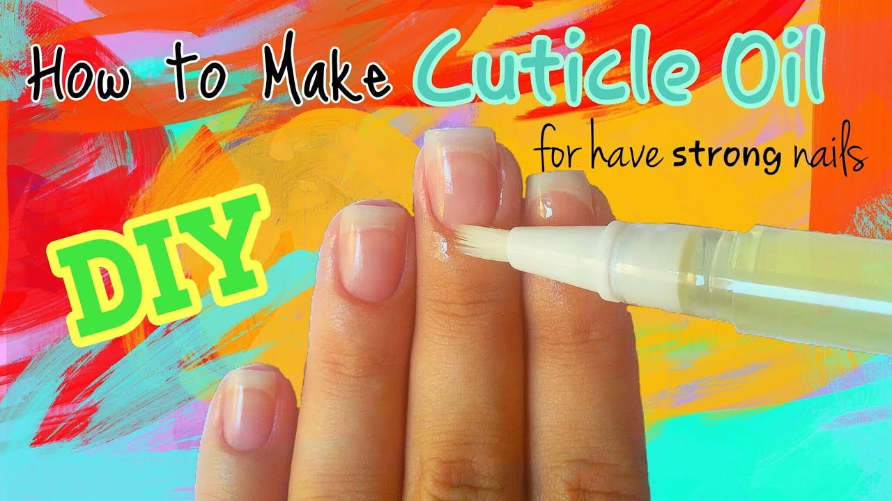 DIY How to Make Cuticle Oil