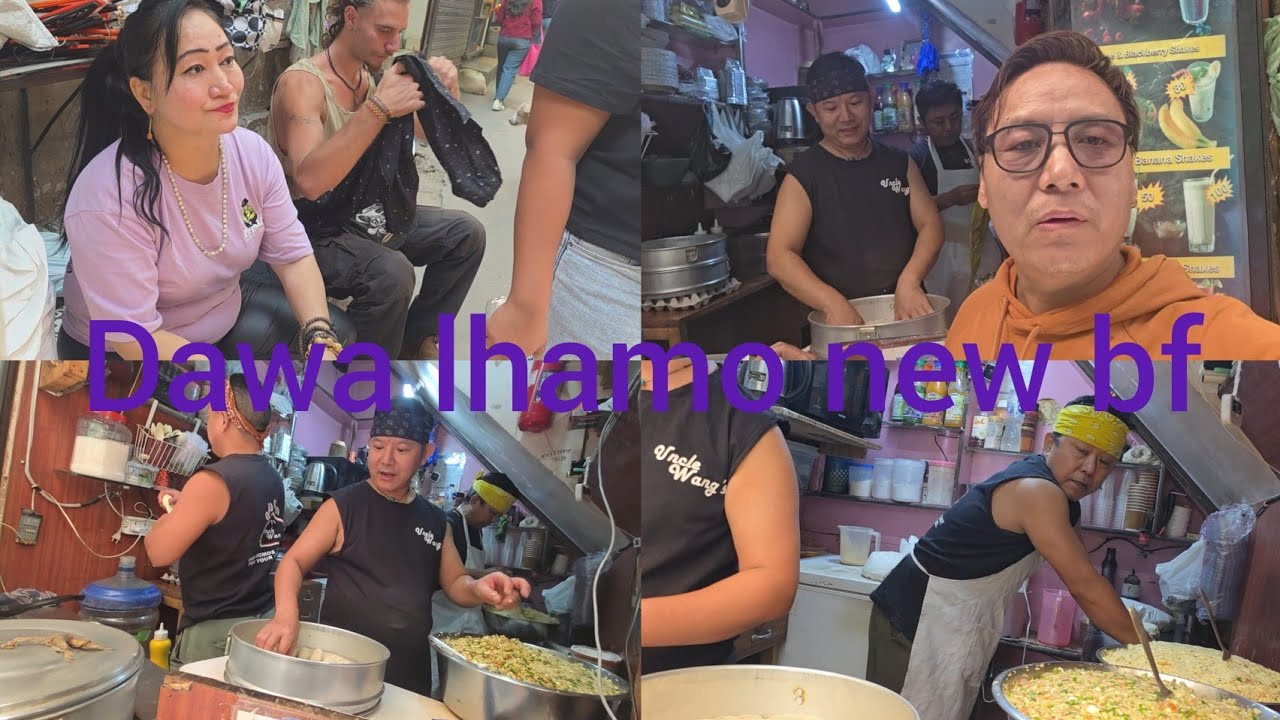 Uncle wang shop n dawa lhamo vlog today #tibetanyoutuber #freetibet 
