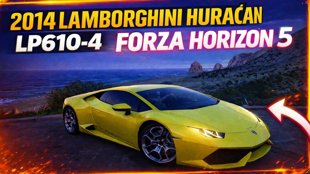 Driving the 2014 Lamborghini Huracán LP610-4 | Forza Horizon 5