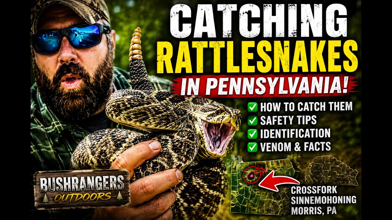 Opening Day Rattlesnake Hunt! GIANT Venomous Snakes in Northern Pennsylvania #fishing #youtubeviral