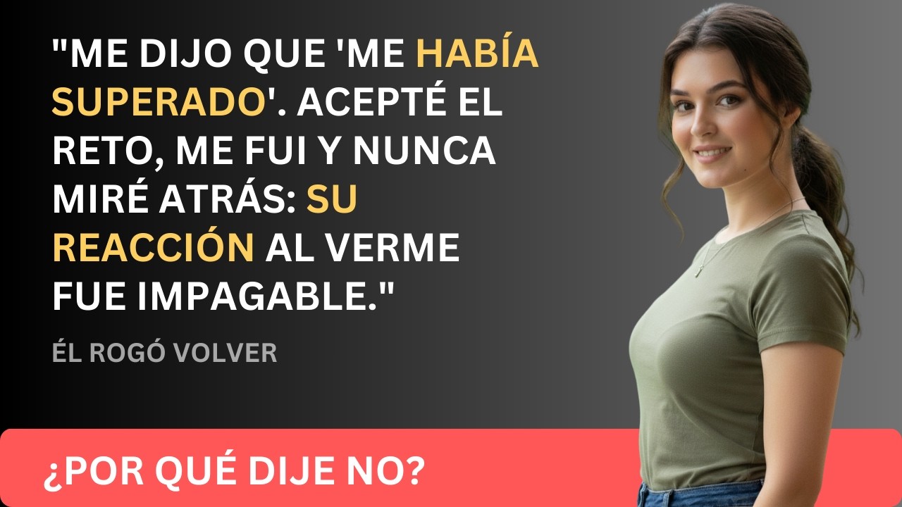 Me cambió por otra. Hoy me busca, pero para mí, él ya no existe