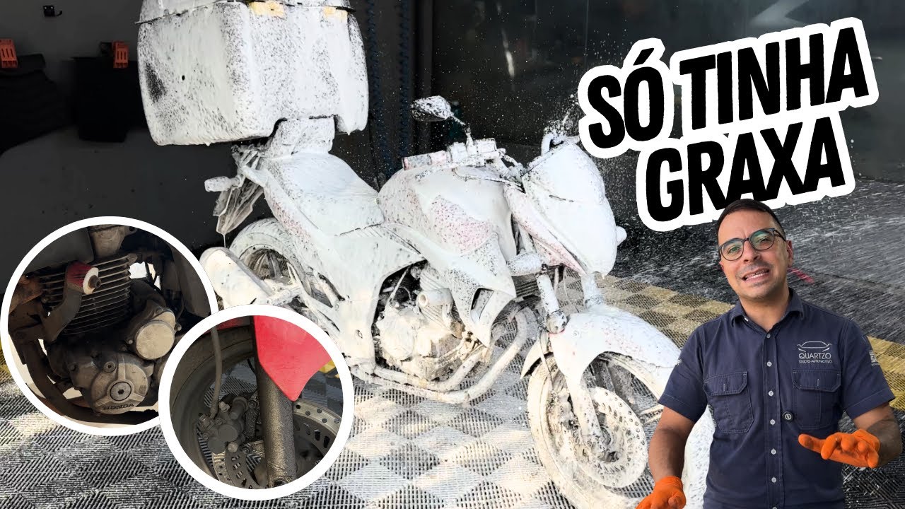 LAVEI UMA MOTO DE ENTREGADOR