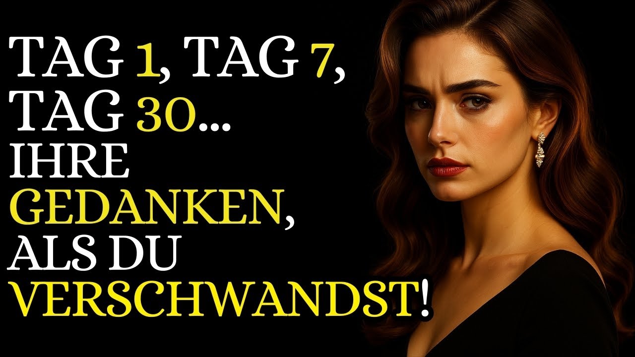 Was passiert im Kopf einer Frau, wenn Sie verschwinden: TAG FÜR TAG | Stoizismus in der Praxis