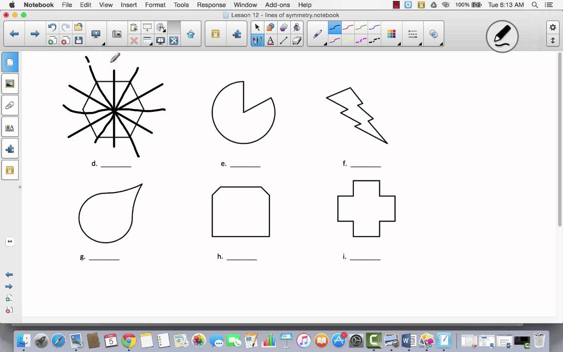 Moduel 4 Lesson 12 symmetry