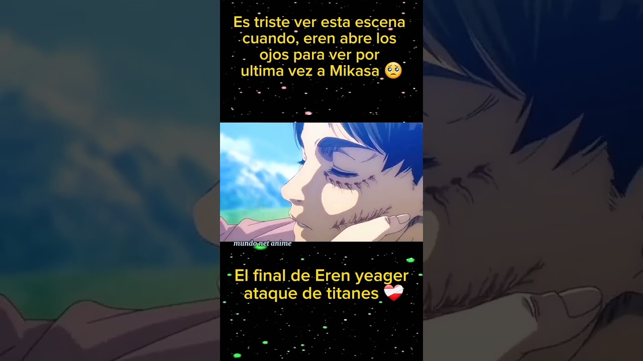 Triste final para una hermosa historia | Muerte de Eren Yeager | Final de Attack On Titan #anime