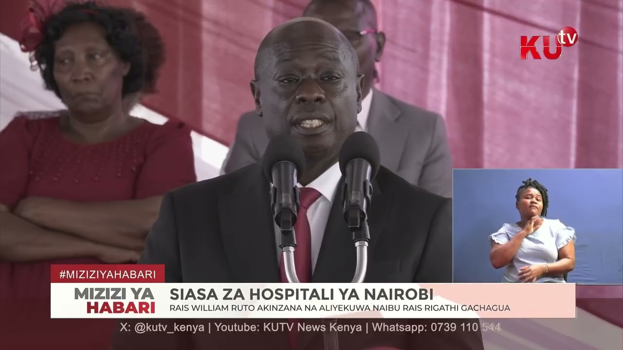Rais William Ruto akinzana na Rigathi Gachagua kuhusiana na sakata la Hospitali Ya Nairobi