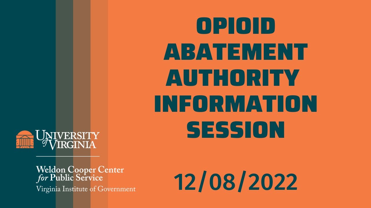 12/08/2022 - Opioid Abatement Authority Information Session