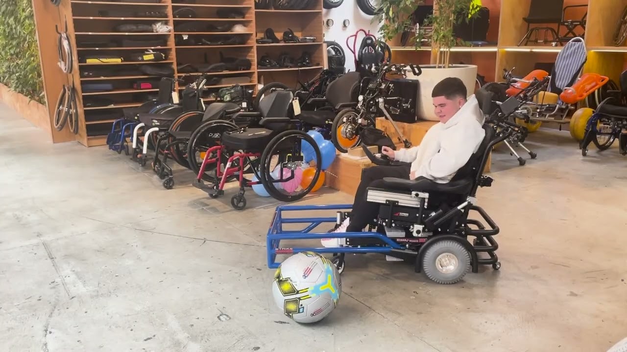 Strike Force Power Soccer Chairs at Push Mobility