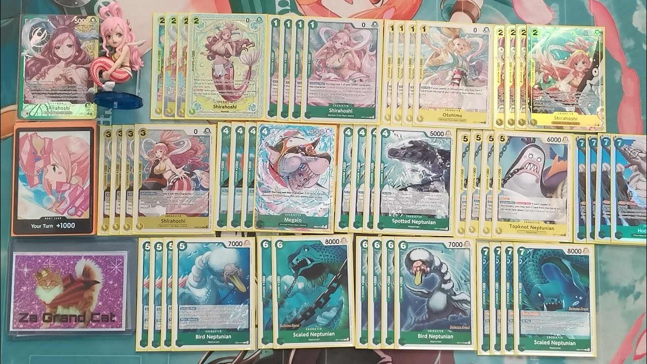 EB03 G/Y Ширахоши! Учебное пособие по составлению колоды One Piece TCG - Za Grand Cat Vs Baron #o...