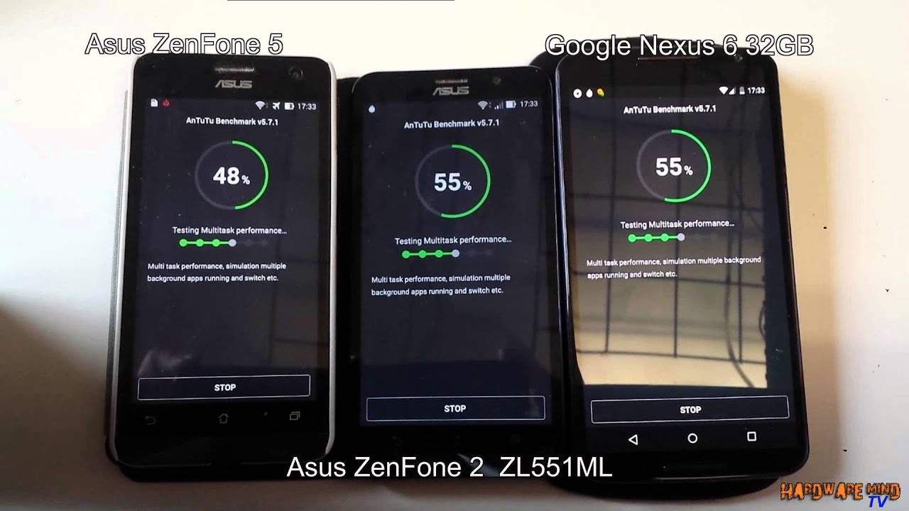 Asus Zenfone 5 vs Zenfone 2 vs Nexus 6