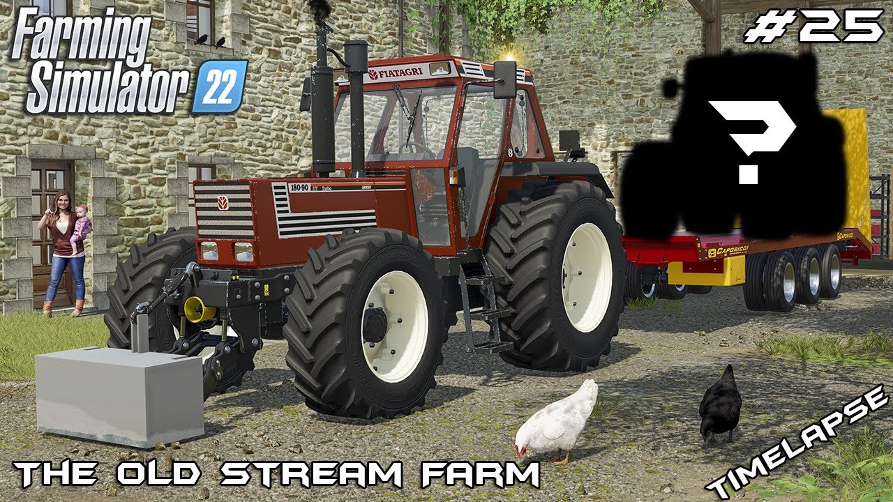 Buying a new FIATAGRI tractor for the FARM | The Old Stream Farm | Farming Simulator 22 | Episode 25