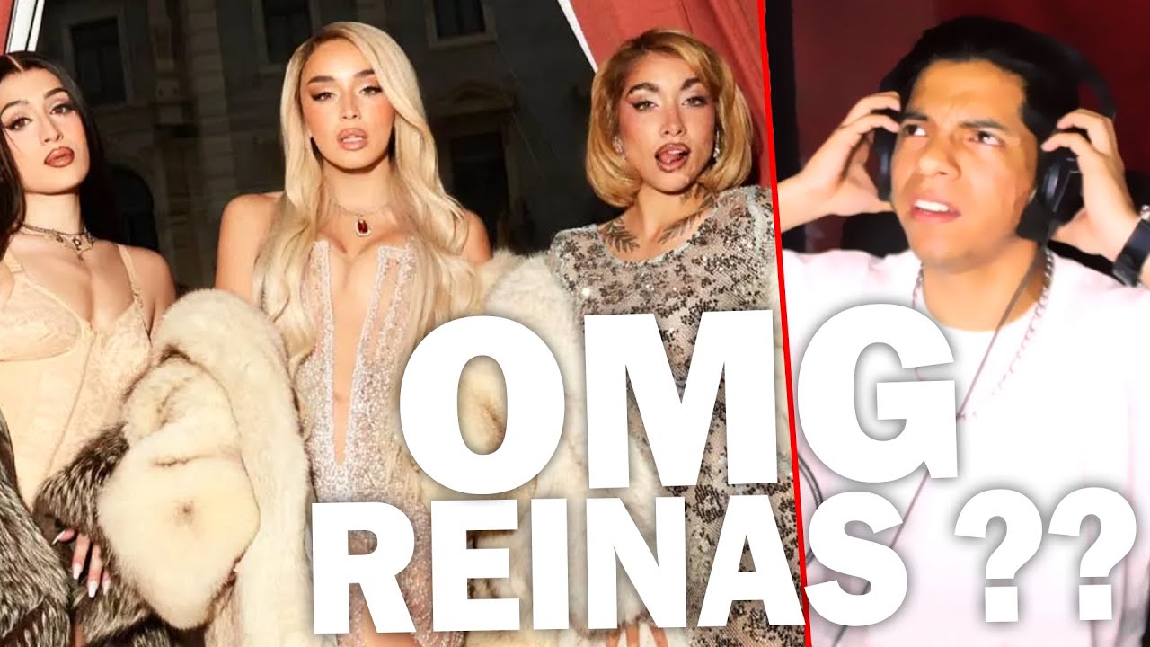 [REACCION] Lola Indigo, Maria Becerra, Villano Antillano- LA REINA REMIX (Official Video)-Riseliados