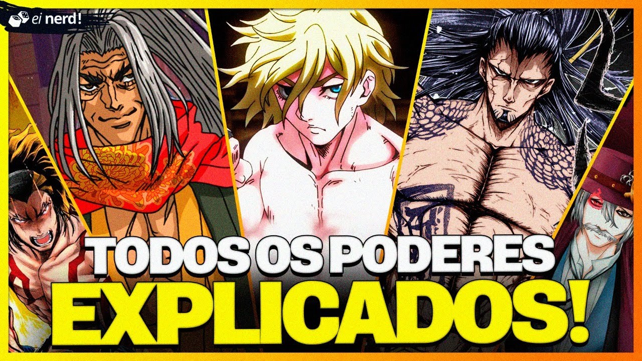 TODOS OS GUERREIROS HUMANOS E SEUS PODERES EXPLICADOS - Record Of Ragnarok