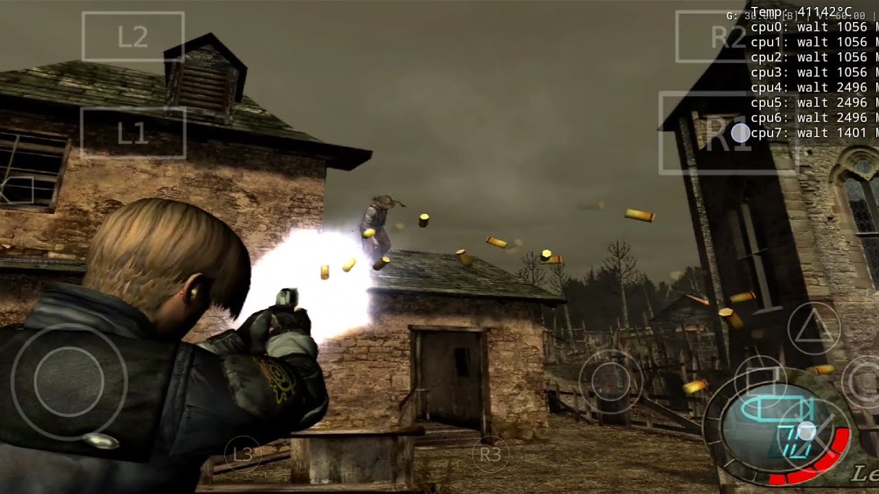 Resident Evil 4 Remastered Gameplay AetherSx2 Emulator Android Poco F5 (Rapid Fire) 🔥 🔥 🔥