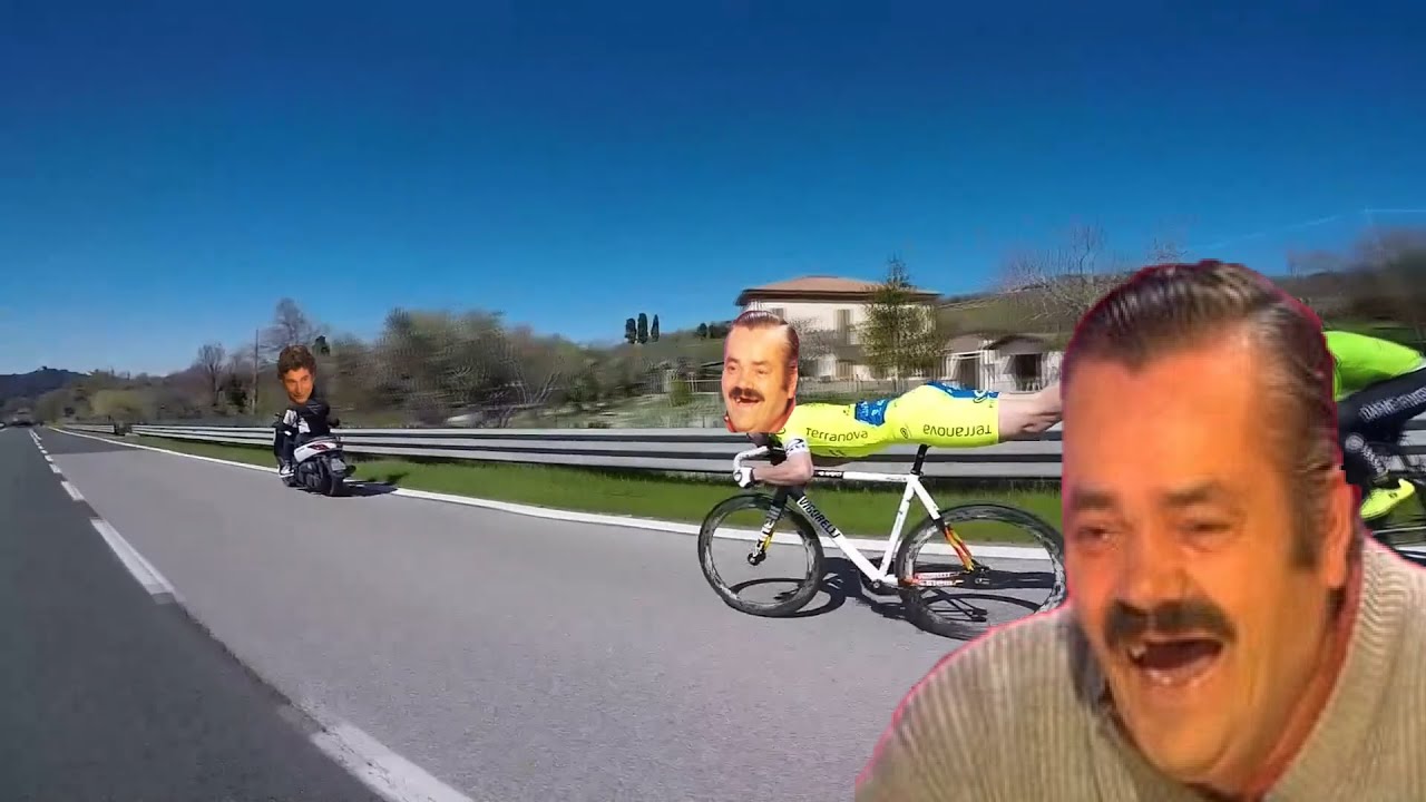 Risitas does Bike Racing Meme