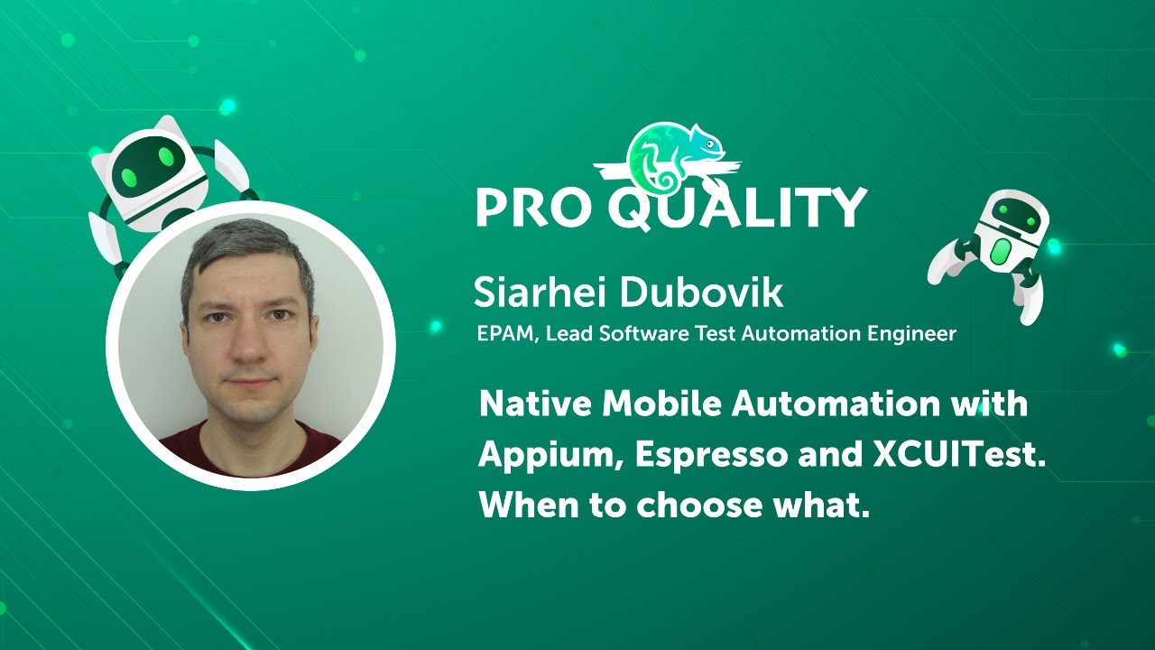 Native Mobile Automation with Appium, Espresso and XCUITest. When to choose what.