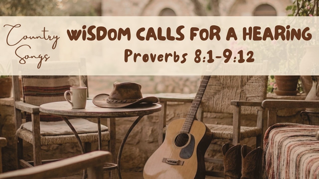 14. Wisdom Calls for a Hearing 🐎 Singing Proverbs 8:1-9:12 🤠 Relaxing Country Christian Songs