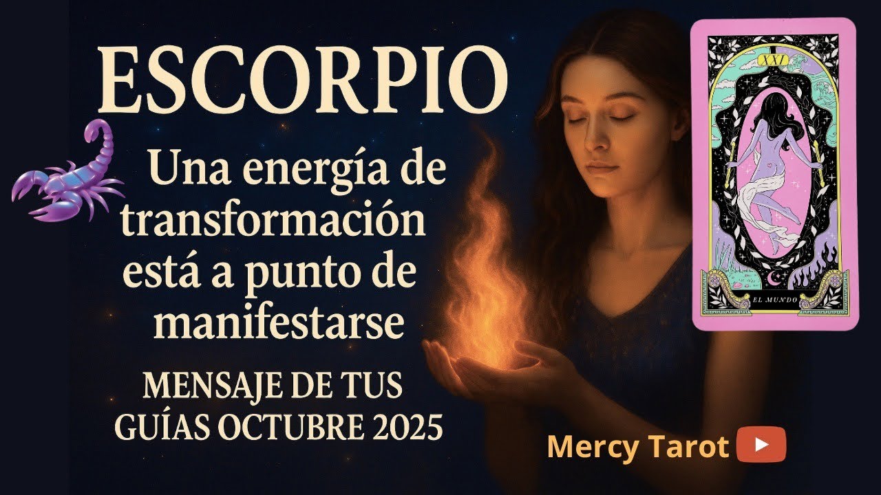 🕯️Escorpio 👉🏼 TRANSFORMACION DEL ALMA | RENACES DE TUS SOMBRAS EN OCTUBRE! ES TU MEJOR MOMENTO!