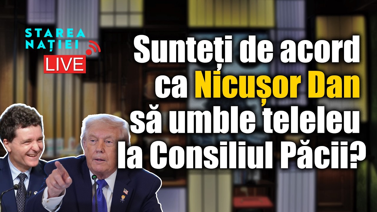 E bine că Nicușor Dan merge la Trampulea? | Naționalizarea PETROM | Starea Nației LIVE 16.02.26