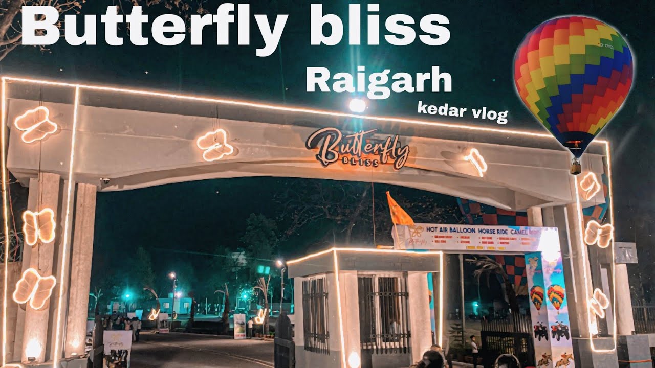 Butterfly park  ||. Butterfly bliss raigarh || kedar vlog ❤️