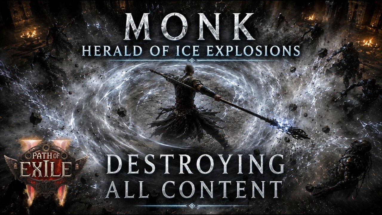 PoE 2 &mdash; Билд на Монаха: Whirling Assault и Flicker Strike &mdash; уничтожение эндгейма &mdash; 0.5