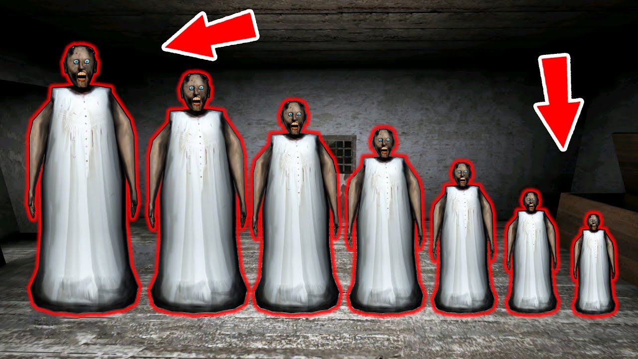 Granny vs baby-Granny vs teenager-Granny - funny horror animation (30 minutes with Granny)