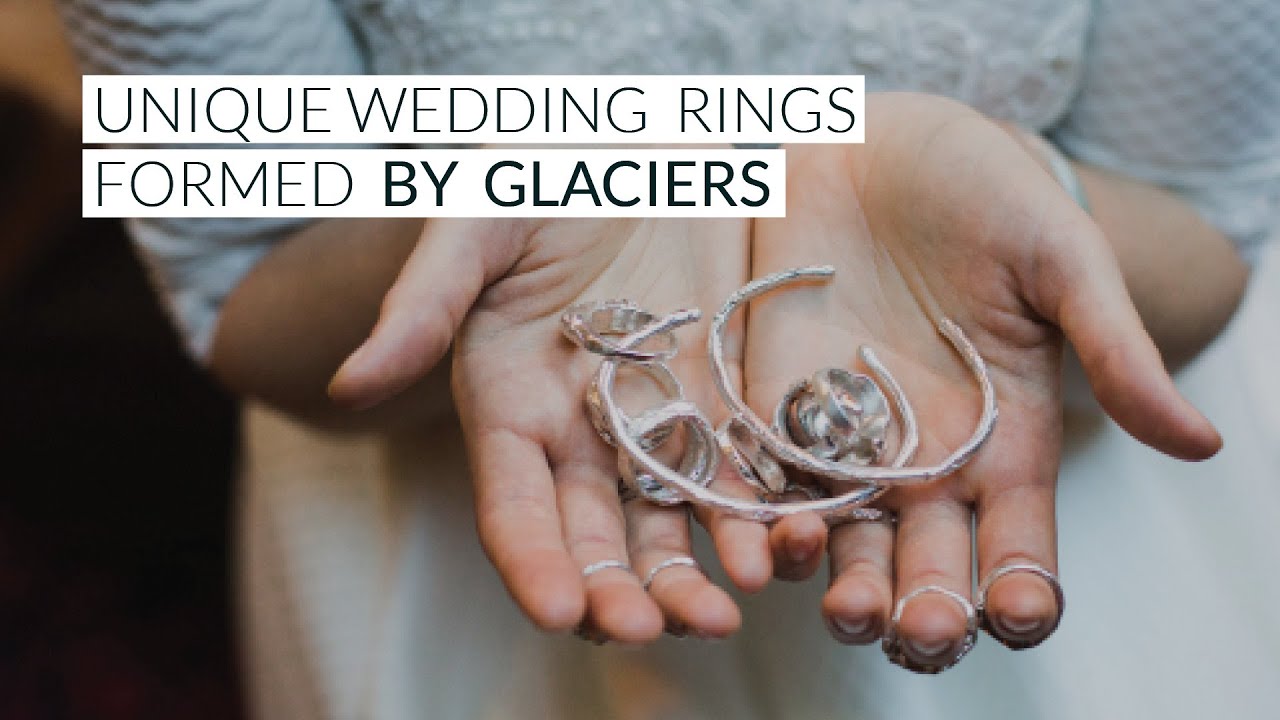 Unique Wedding Rings Formed by the Glaciers of Mont Blanc, Chamonix